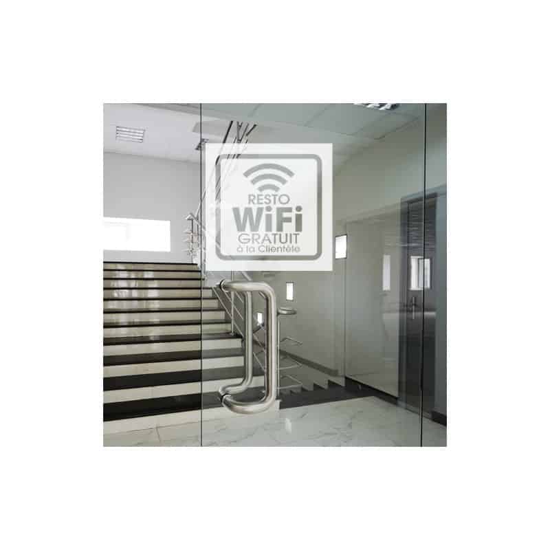 ADHESIF SABLE RESTO WIFI GRATUIT (K0037)