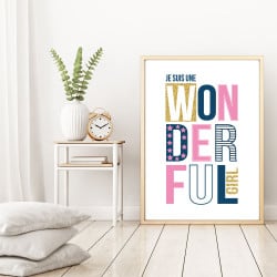 POSTER WONDERFUL GIRL (POST0019)