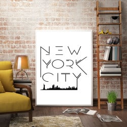 POSTER NEW YOK CITY GRAPHIQUE (POST0021)