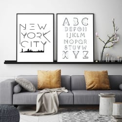 POSTER NEW YOK CITY GRAPHIQUE (POST0021)