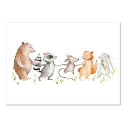 Poster enfant animaux