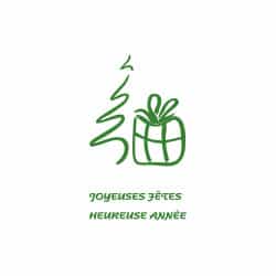 STICKERS JOYEUSES FETES-HEUREUSE ANNEE (O0099)