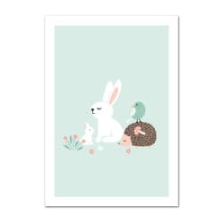 POSTER LAPIN FRIENDS
