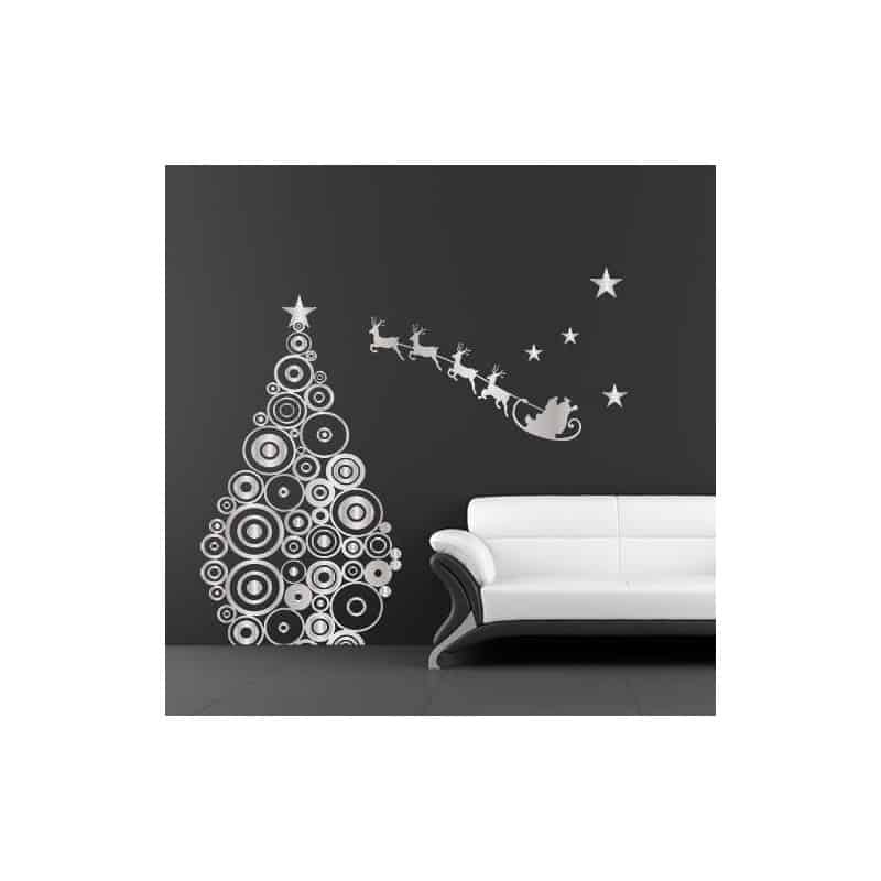 STICKERS SAPIN DESIGN et TRAINEAU (O0104) STICKERS SAPIN DESIGN et TRAINEAU (O0104)