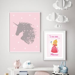 POSTER LICORNE ETOILE (POST0107)