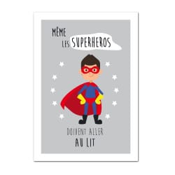 POSTER SUPER HEROS