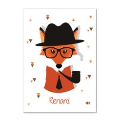 POSTER RENARD HIPSTER (POST0135)