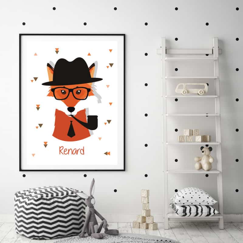 POSTER RENARD HIPSTER (POST0135)