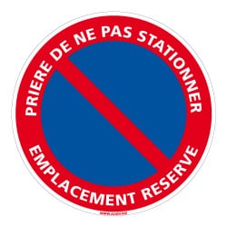 INTERDICTION DE STATIONNER - EMPLACEMENT RESERVE