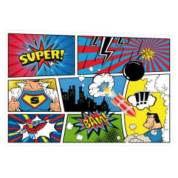 STICKER TETE DE LIT SUPER HEROS (TETE_LIT_021)