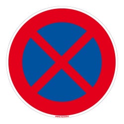 PANNEAU ARRET ET STATIONNEMENT INTERDITS
