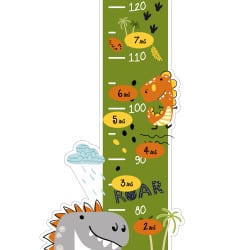 STICKER TOISE POUR ENFANT - DINOSAURES (TOISE_014)