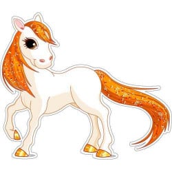 STICKERS PETIT PONEY(E0141)