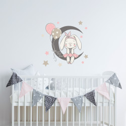 STICKER ENFANT DESSUS DE LIT DOUX R VES (E0416)