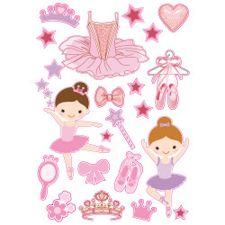 STICKERS PLANCHE DANSEUSE (PL0020)