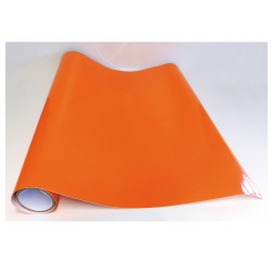 ADHESIF AU METRE ASPECT BRILLANT ORANGE