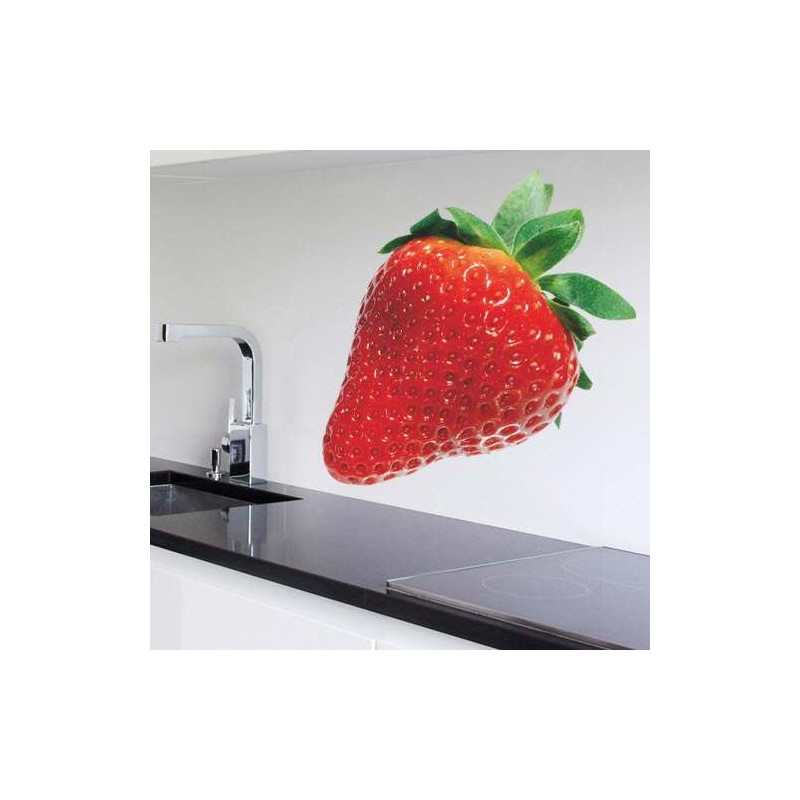 STICKER FRAISE NATURE (A0105)