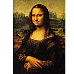 STICKERS LA JOCONDE (Mona Lisa) (H0026)