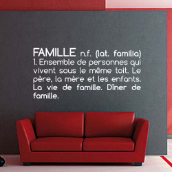 STICKER DEFINITION FAMILLE (I0142)