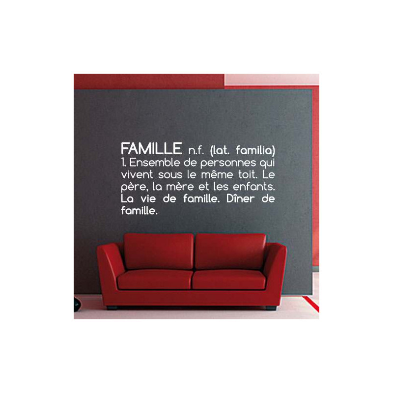 STICKER DEFINITION FAMILLE (I0142)