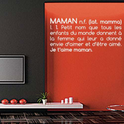 STICKER DEFINITION MAMAN (I0144)