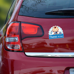 STICKER BEBE A BORD GAR«ON PERSONNALISABLE (J0129-PERSO)