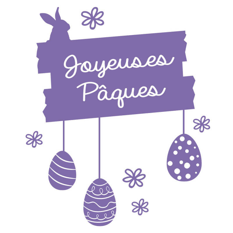 STICKER JOYEUSES PAQUES (PAQUES003)