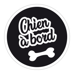 STICKER CHIEN A BORD (J0141)