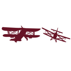 STICKERS AVIONS VINTAGES (N0045)