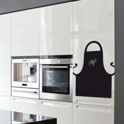 STICKER ARDOISE "TABLIER CHEF" (P0003)