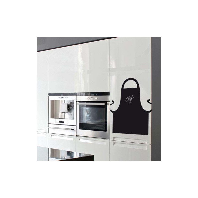 STICKER ARDOISE "TABLIER CHEF" (P0003)