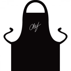 STICKER ARDOISE "TABLIER CHEF" (P0003)