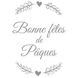 STICKER VITRINE JOYEUSES PAQUES (PAQUES012)