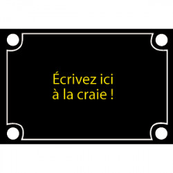 STICKER ARDOISE PANNEAU RUE (P0033)