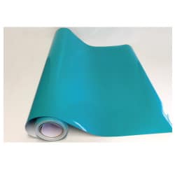 ADHESIF AU METRE ASPECT BRILLANT TURQUOISE