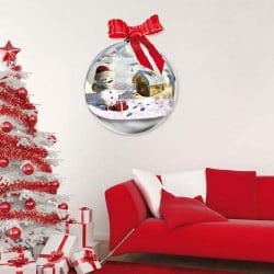 STICKERS BOULE D'HIVER (T0128)