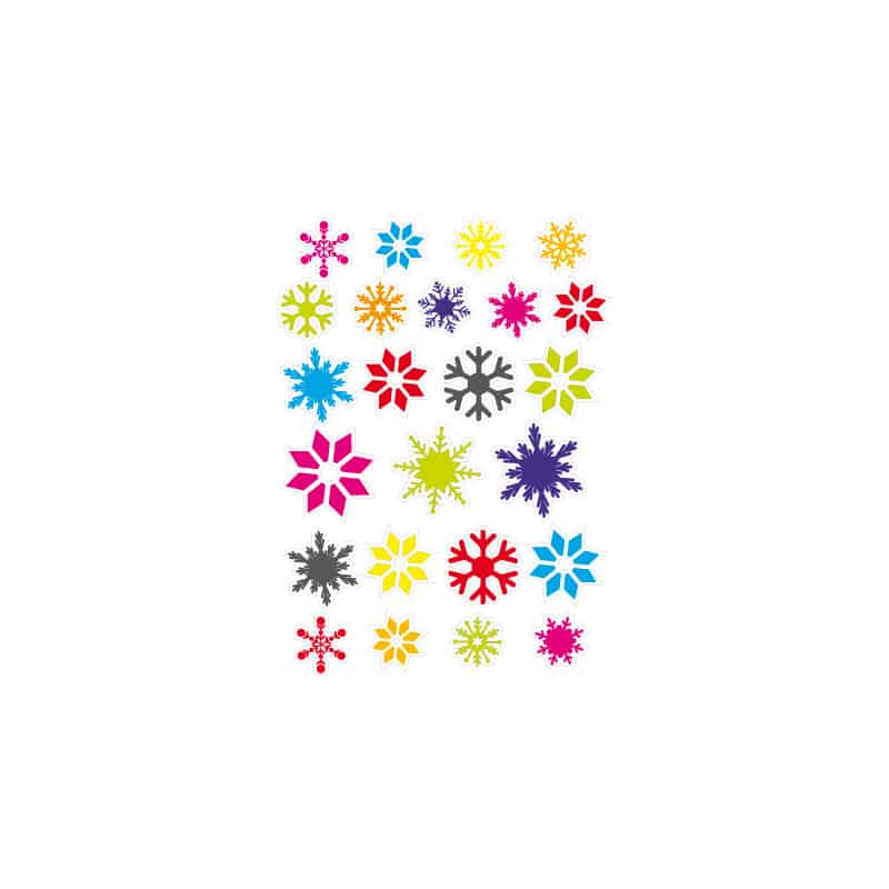 STICKERS DE NOEL : 24 FLOCONS (T0163) STICKERS DE NOEL : 24 FLOCONS (T0163)