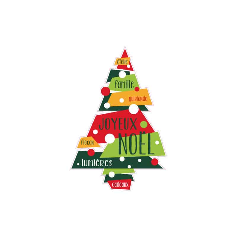 STICKER SAPIN GRAPHIQUE (T0170) STICKER SAPIN GRAPHIQUE (T0170)