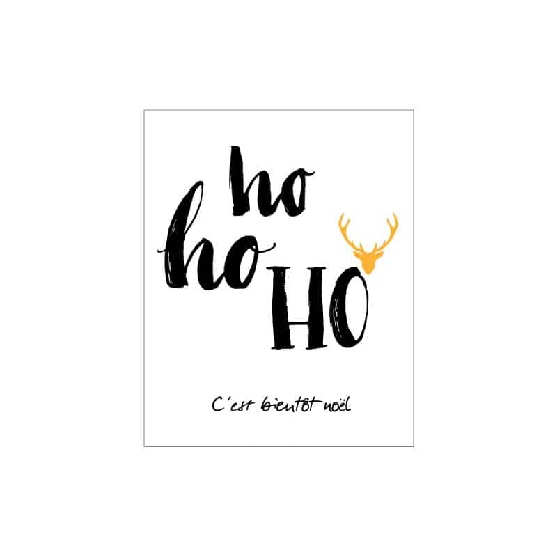STICKERS C'EST BIENTOT NOEL (T0175) STICKERS C'EST BIENTOT NOEL (T0175)