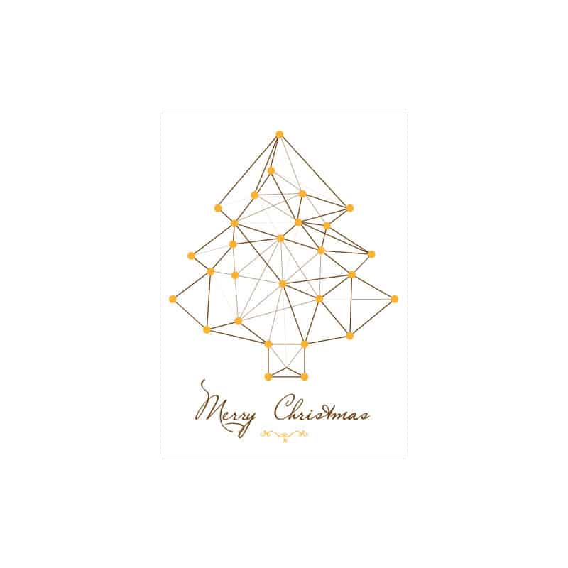 STICKER SAPIN MERRY CHRISTMAS (T0178)