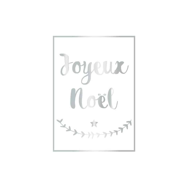 STICKER POUR VITRE JOYEUX NOEL (T0196)