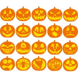 STICKERS 20 MOTIFS HALLOWEEN (T0003)