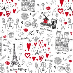 STICKER PARIS TABLE LACK IKEA MILACK002