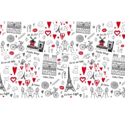 STICKER PARIS TABLE LACK IKEA MILACK002