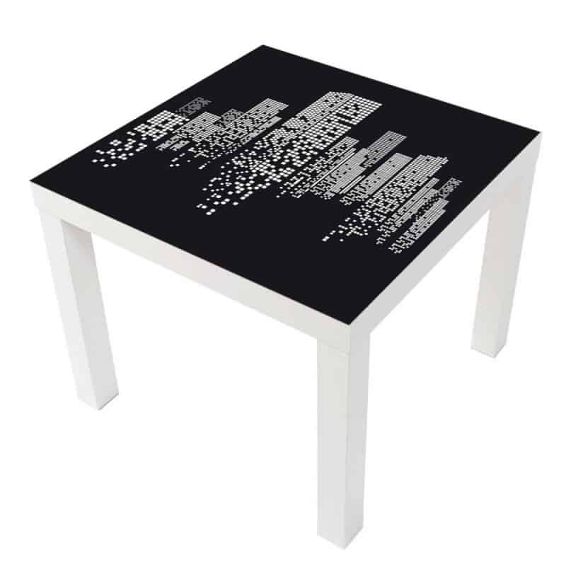 STICKER BUILDINGS TABLE LACK IKEA MILACK006