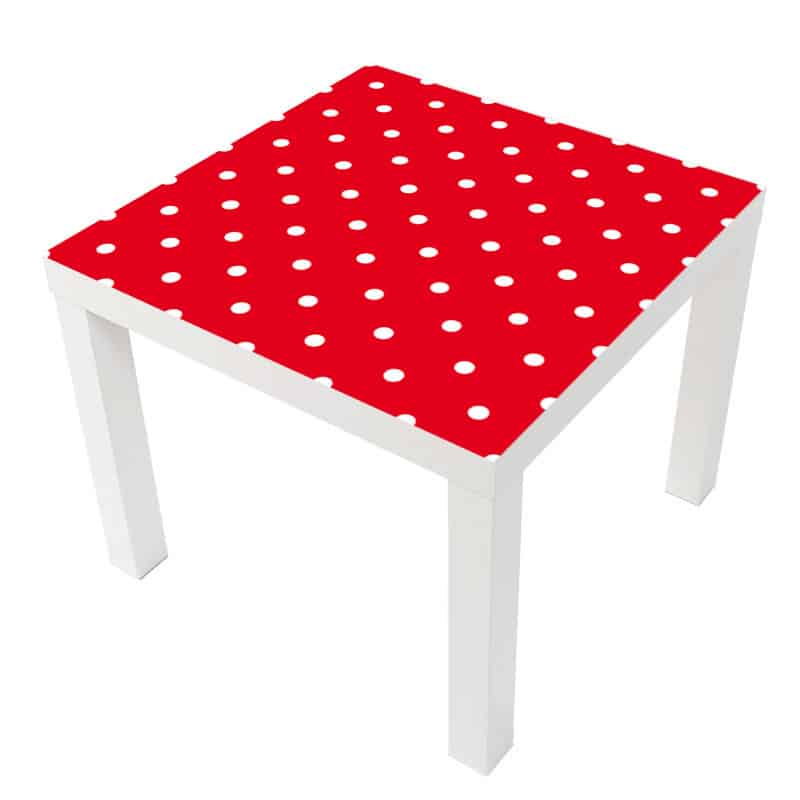 STICKER AVEC DES POIS TABLE LACK IKEA MILACK007 STICKER AVEC DES POIS TABLE LACK IKEA MILACK007