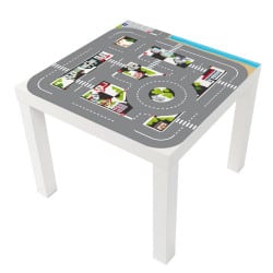 STICKER CITY POUR LES TABLES LACK IKEA MILACK015