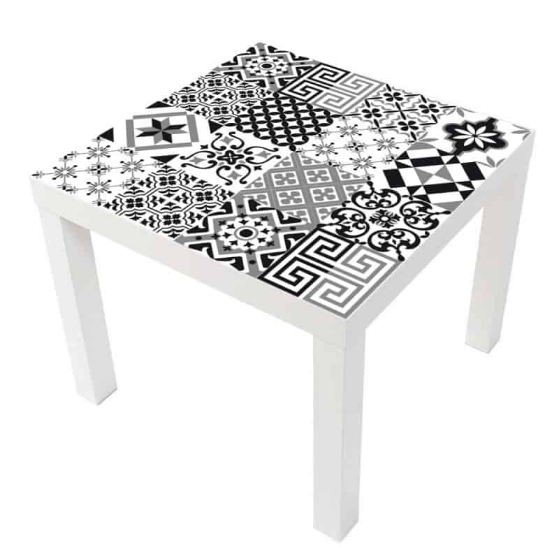 STICKER CARREAU CIMENT TABLE IKEA MILACK016
