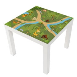 STICKER SAFARI POUR LES TABLES LACK IKEA MILACK018