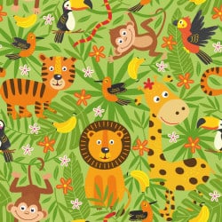 STICKER JUNGLE CRAZY POUR LES TABLES LACK IKEA MILACK020